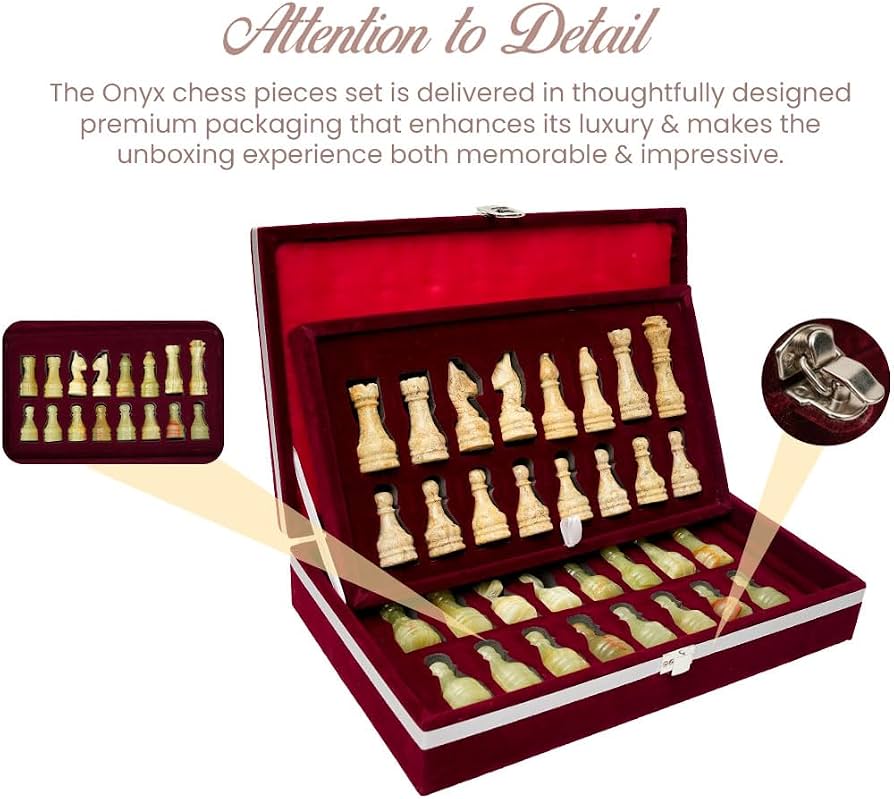 Amazon.com: OceanicX Handcrafted Premium Marble Chess Pieces Set